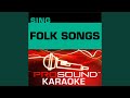 Tom Dooley (Karaoke Instrumental Track) (In the Style of Traditional)