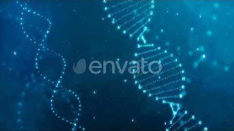 DNA Rotation From Hexadecimal Code | Motion Graphics - Envato elements