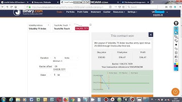 Binary option Touch / No Touch trading Strategy