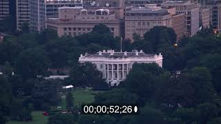 &quot;White House&quot; with &quot;The Oval Office&quot;  in Washington in the District of Columbia, USA