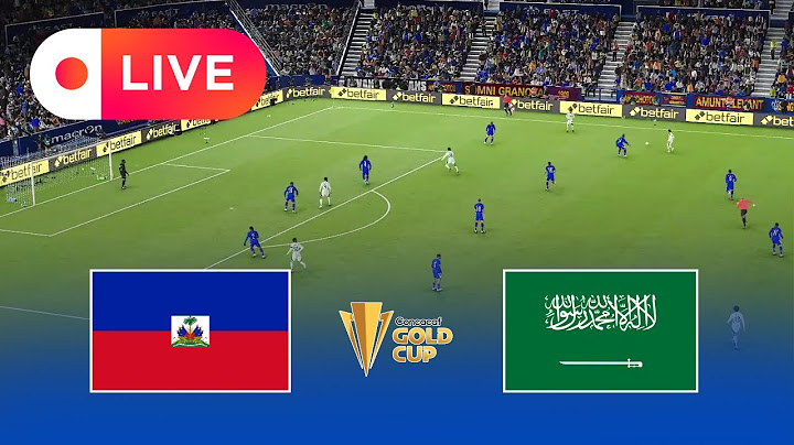 LIVE - Haiti vs Saudi Arabia | Gold Cup 2025 | Realistic eFootball Pes 21 Gameplay