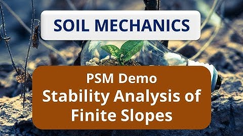 PSM 3: Stability analysis of Finite Slopes