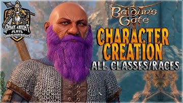 All races, classes and customization options - Baldur