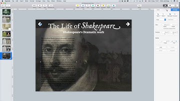 A presentation in Keynote for iBooks Author