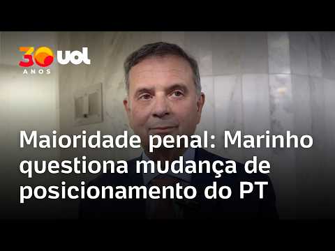 Criminal age of responsibility: Marinho questions PT leader's proposal and calls it a contradiction