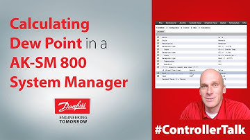 How to Calculate Dew Point with a AK-SM 800 | Technical support for supermarket controls