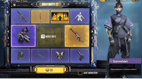 Moonlit Dagger Draw |Legendary SKSLuminary & Sparrowhawk |COD Mobile |CODM