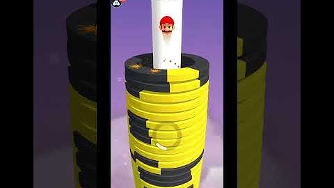 Live Stack ball 3d 🏀 highest score challenges 🎮 #stackbounce #shorts #viral #gaming #stackball​