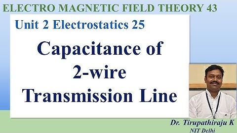 EMF43 Capaciteit van 2-draads transmissielijn