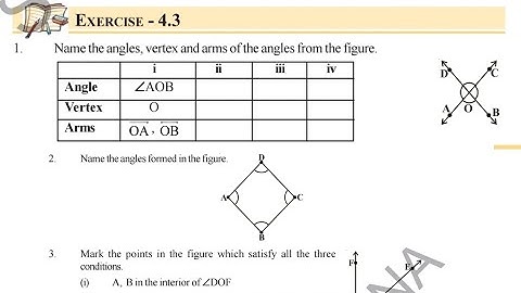 Class 6 Maths | Chapter 4 Basic Geometrical Ideas | Exercise 4.3 Solutions | Telangana State Board