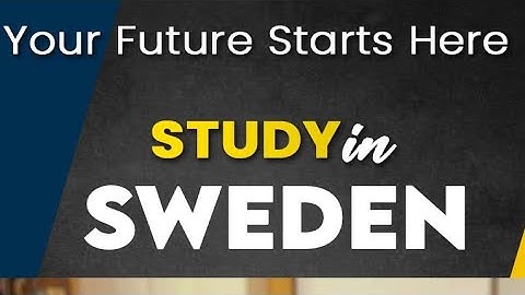 Study in Sweden 2025/2026: Your EXACT Timeline & Step-by-Step Application Guide! (Part 1)