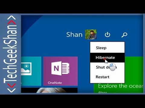 Enable Hibernate in Windows 8