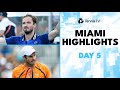Medvedev faces norrie murray  machac clash  miami 2024 day 5 highlights