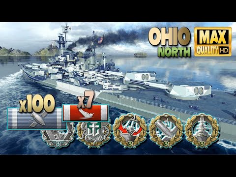 Cuirasat Ohio: Joc bogat în acțiune pe hartă North - World of Warships