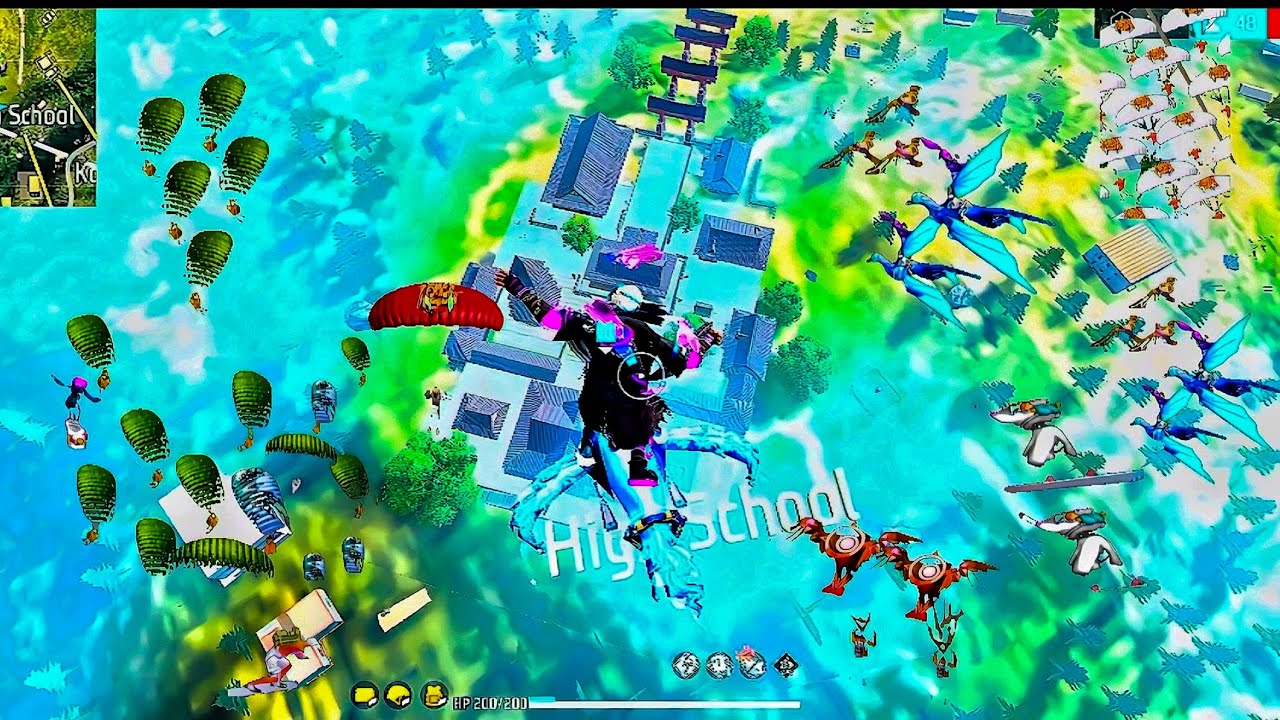 Free fire x jujutsu kaisen🎯43 kills 💪 M1887 + SKS  99% headshot  Rate  ⚡ solo rank game 🎮  free fire