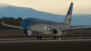 MSFS 2020 | Taking-off from Buenos Aires (SABE) and Landing the B737-800 at Rio de Janeiro (SBGL)