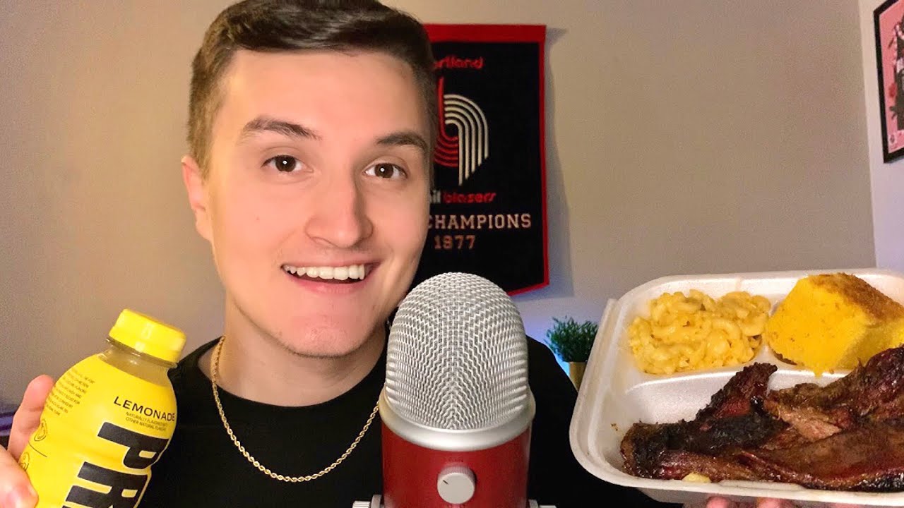 ASMR BBQ Foods Mukbang (local eats) Relaxing Eating Sounds