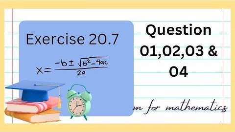 Class 10 New Maths book Ex:20.7 question 01,02,03 & 04 #class10maths #mathsnewbook #mathssindhboard