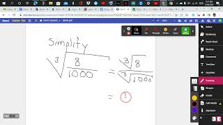 Using Desmos to simplify cube root in fraction form