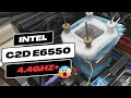 When Slow Can be Blazingly Fast - Intel Core 2 Duo E6550 Overclocked to 4.4GHz+ on LN2