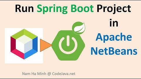 How to Run Spring Boot project in Apache NetBeans