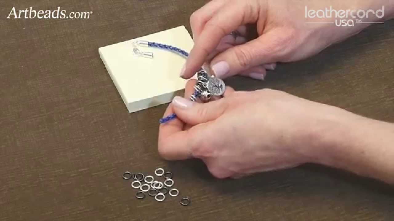 Artbeads Tutorial How to Make a Bolo Leather Charm Bracelet with Katie Hacker YouTube