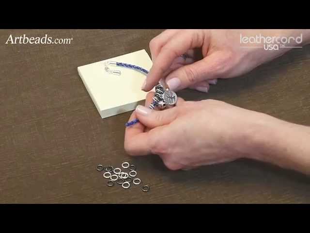 Artbeads Tutorial - How to Make a Bolo Leather Charm Bracelet with Katie  Hacker 