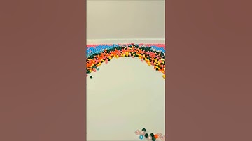 reverse #reverse #asmr #satisfying #beads #reversebeads #dominomarble #reversevideo #shorts