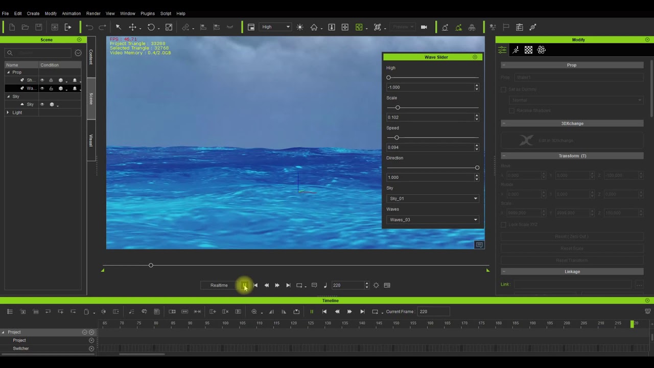 IClone with Python - Wave Script - YouTube