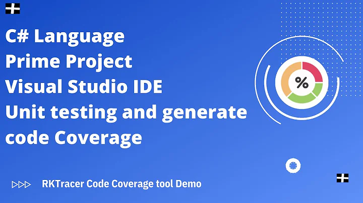 Code Coverage Testing for C# language in Visual Studio IDE