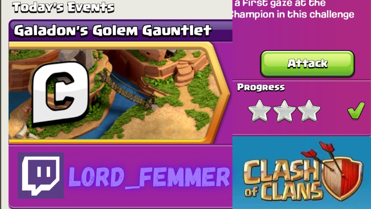 HOW TO EASILY 3 STAR THE GALADON'S GOLEM GAUNTLET CHALLENGE EVENT