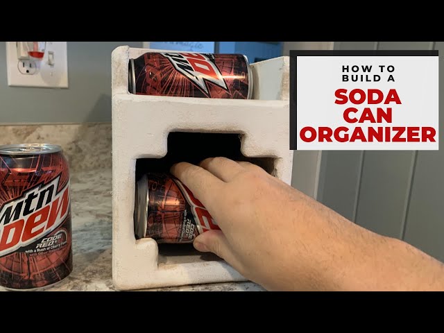 This is a soda can rack for your refrigerator. It is perfect for