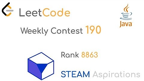 Coding Competitions: LeetCode Weekly Contest #190