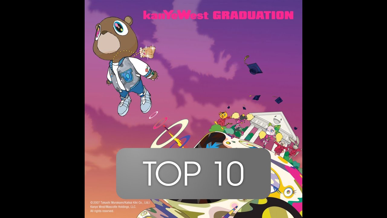 Top 10 Most streamed GRADUATION Songs of Kanye West (Spotify) 22.05.22