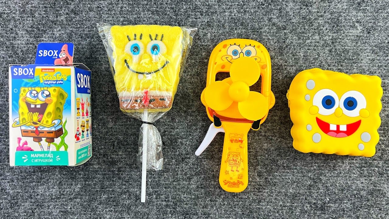 🤩Spanch Bob Candy ASMR | Funny Patrick Surprise Egg Sweets & Toys Box opening