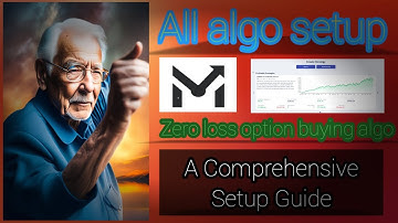 How to set up algo at Quantman with @optionguruji7773, All details and information for setup