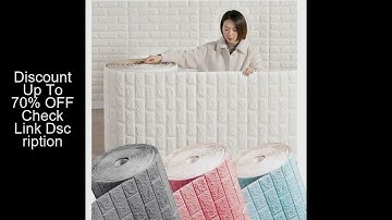 1/3/5/10 M 3D Self-adhesive Wallpaper Stickers 3M Brick Wall Stickers Home Decor Wallpaper for Walls