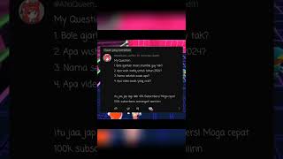 QnA Part 4 @AliaQueen_wolfie  tinggal lagi 2 soalan belum jawab sebab video panjang #fypシ