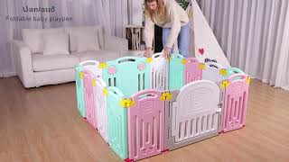 Uanlauo Foldable Baby Playpen Must have