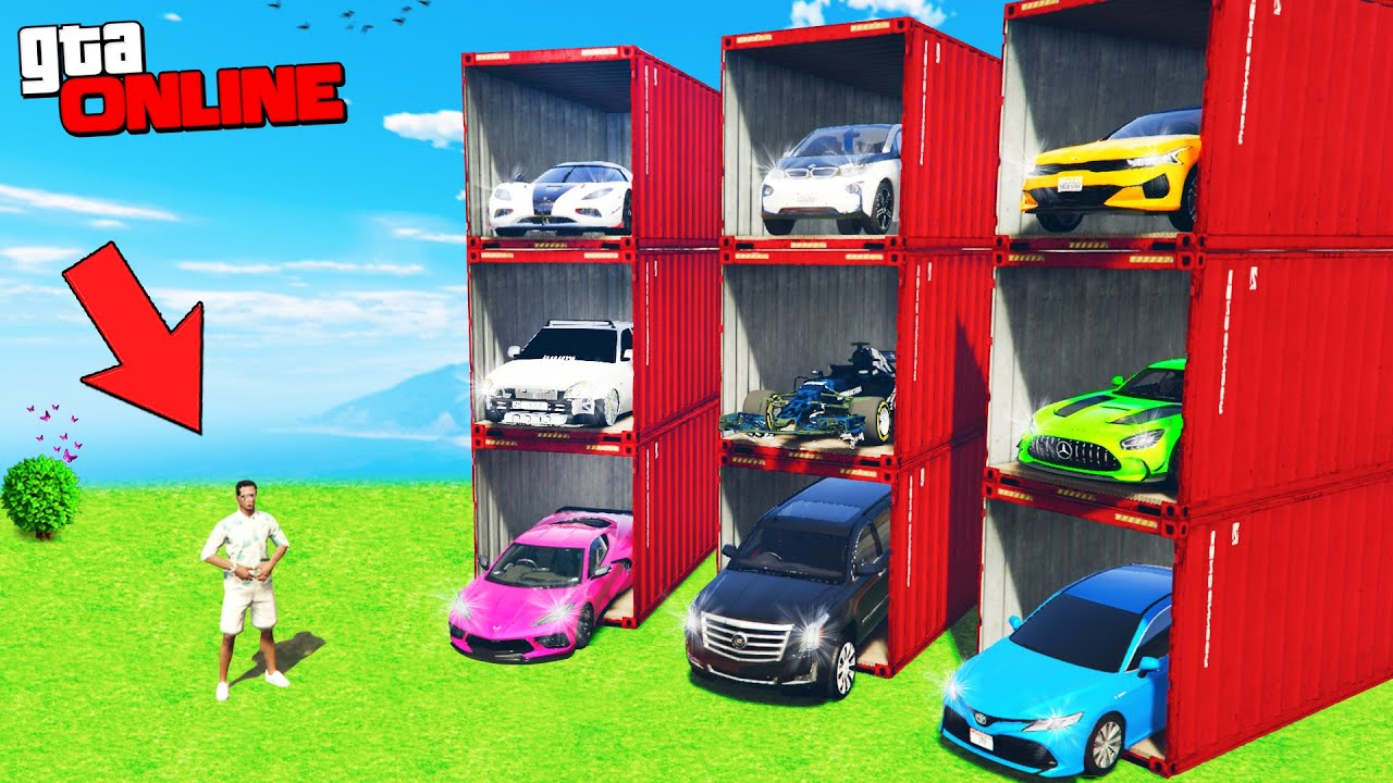 КӨП КОНТЕЙНЕР АШТЫҚ!!! БУГАТТИ ТҮСТІ МА?! ГТА 5 қазақша