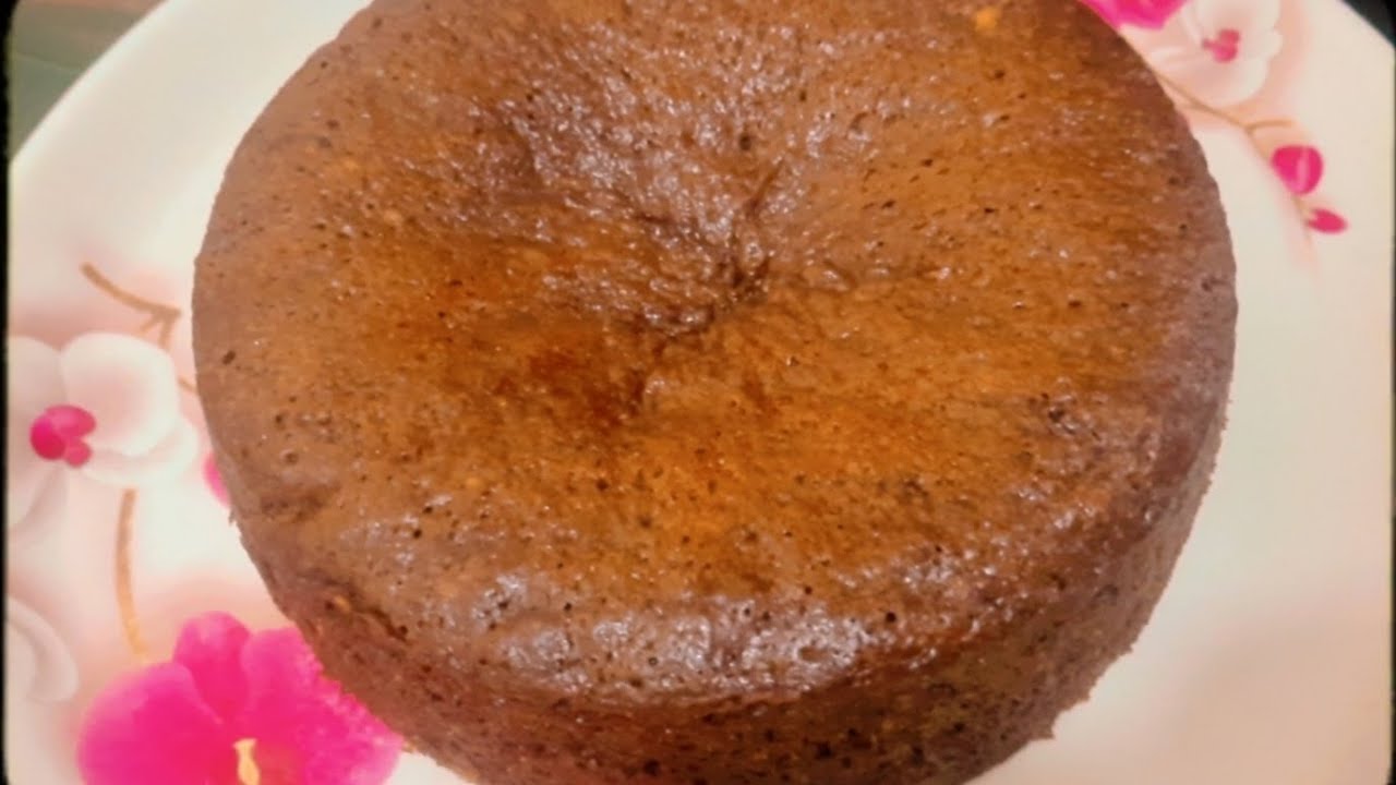 Eggless cake without oven ( How to make a chocolate cake) #homemade ...