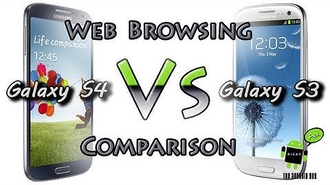Galaxy S4 vs. Galaxy S3 (Web Browsing Comparison)
