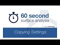 Surface Texture & Copying Measurement Settings in OmniSurf3D - 60-Second Surface Analysis
