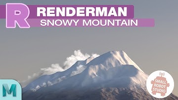 Renderman 23 Snowy Mountain Tutorial