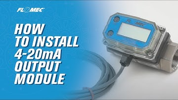 FLOMEC 4-20mA Output Module Installation