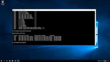 Como utilizar NETSTAT para listar puertos abiertos en Windows