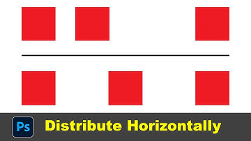 How to Distribute Horizontally in Photoshop