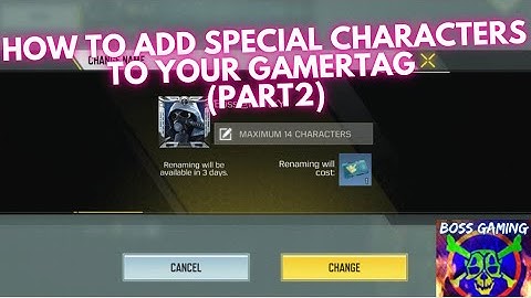 CODM - HOW DO I PUT “SPECIAL CHARACTERS” IN MY GAMERTAG?! [PART 2] **BEST WAY TO UNDERSTAND**  😎