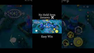 Without Held Item Zera #shortvideo #pokemonunite