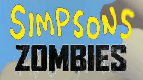 SIMPSONS ZOMBIES "Call of Duty Zombies" Custom Zombies Gameplay